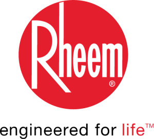 Rheem water heater brand logo